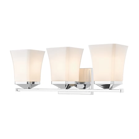 Z-Lite Darcy 3 Light Vanity, Chrome & Etched Opal 1939-3V-CH